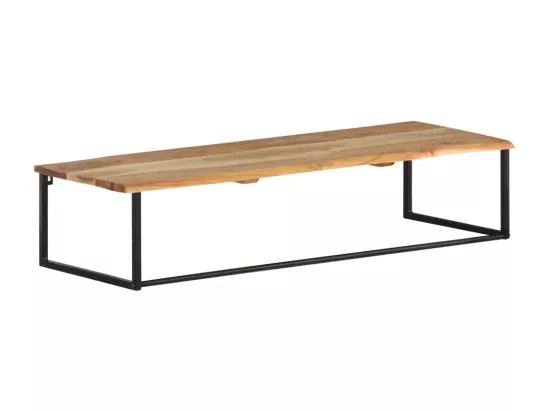 Patère à bord naturel 100x35x22 cm Bois d'acacia massif