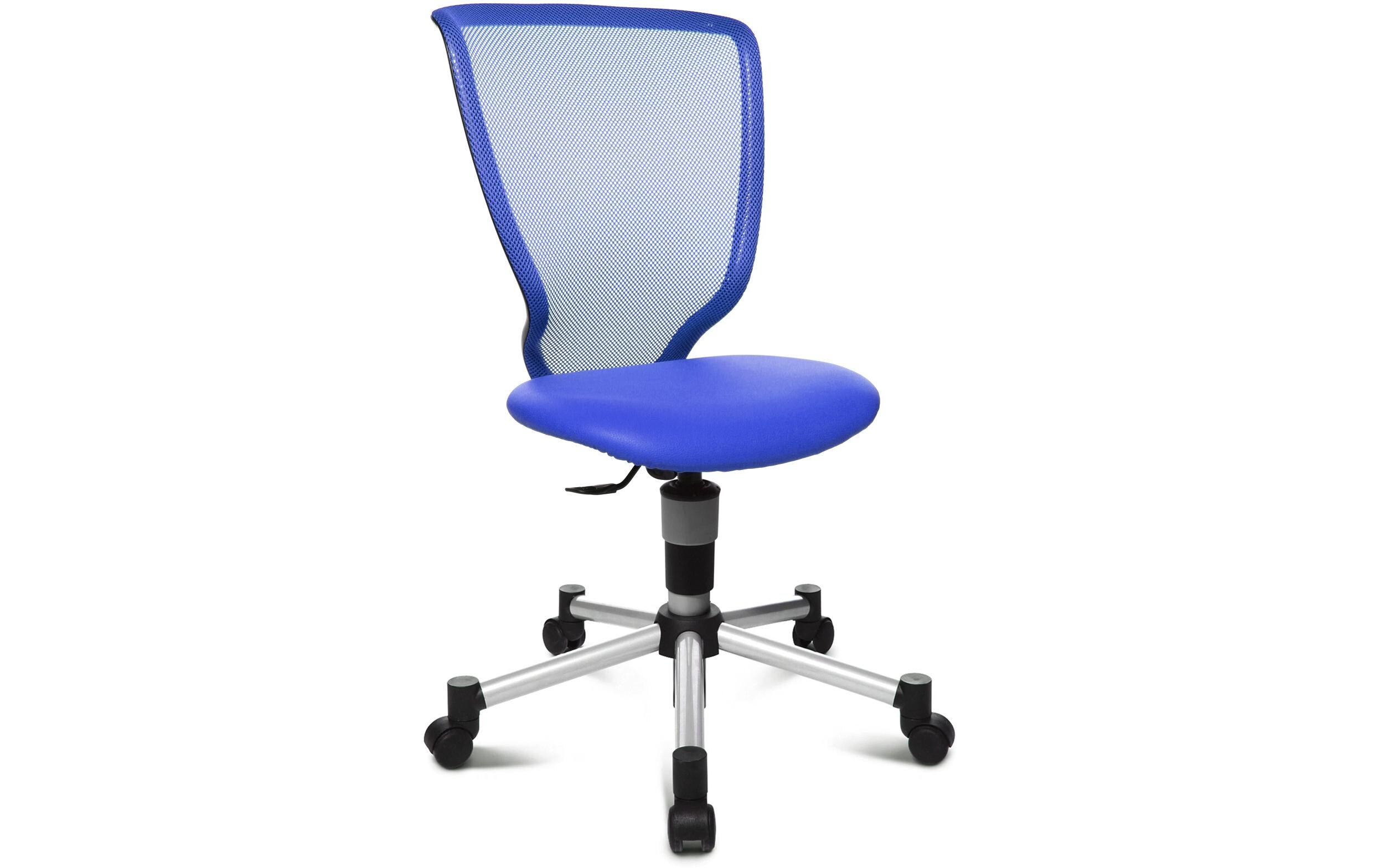 Kinder Bürostuhl Titan Junior, Blau<br>Mitwachsender Design-Kinder- und Jugenddrehstuhl