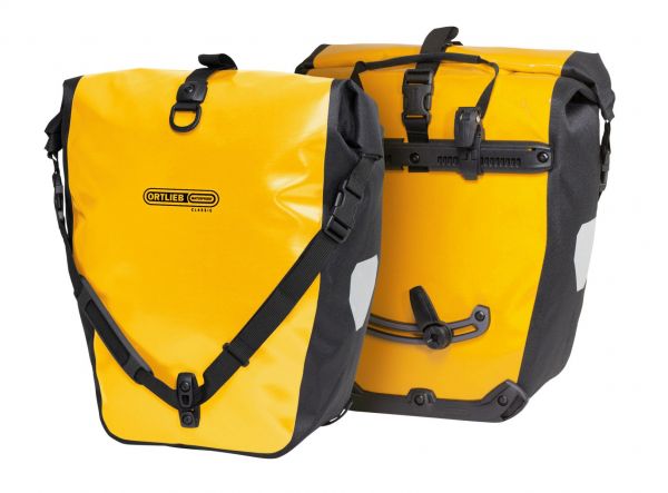 Ortlieb Back Roller Classic Sort/gul 2 stk
