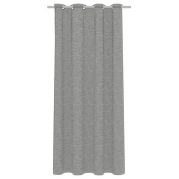 Le Noir & Blanc kant en klaar gordijn half transparant structuur wit/zwart (kleurnr. 1222) 140x270 cm (bxh)