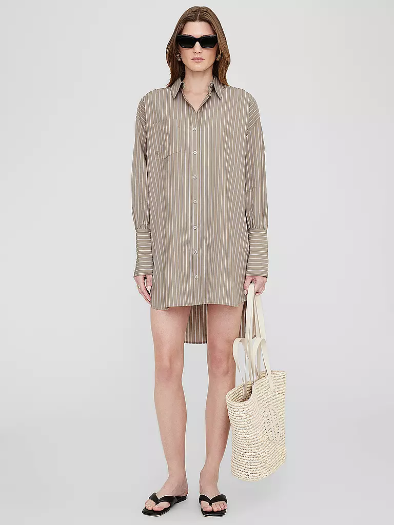 ANINE BING Hemdbluse LAKE  beige