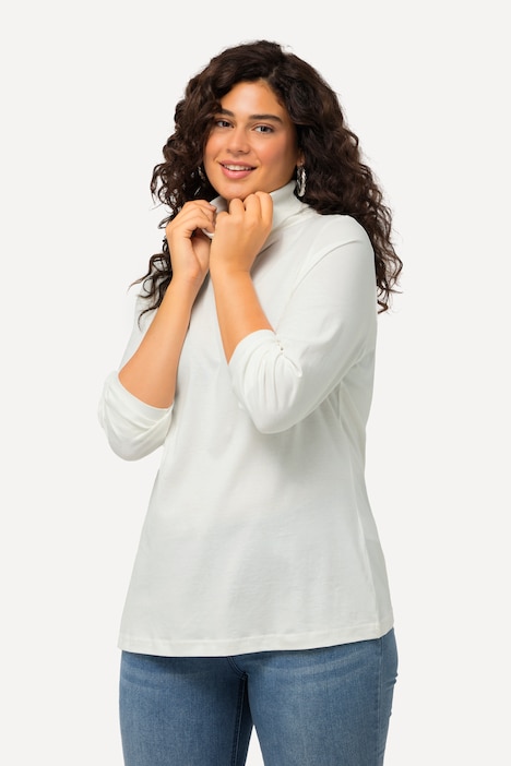 Shirt, Rollkragen, Slim, Langarm
