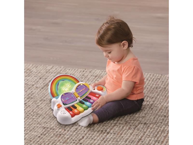 Vtech Musikspielzeug Piano arc en ciel Lumi magique -FR- Bunt leuchtendes Babyklavier zum Musizieren und Lernen