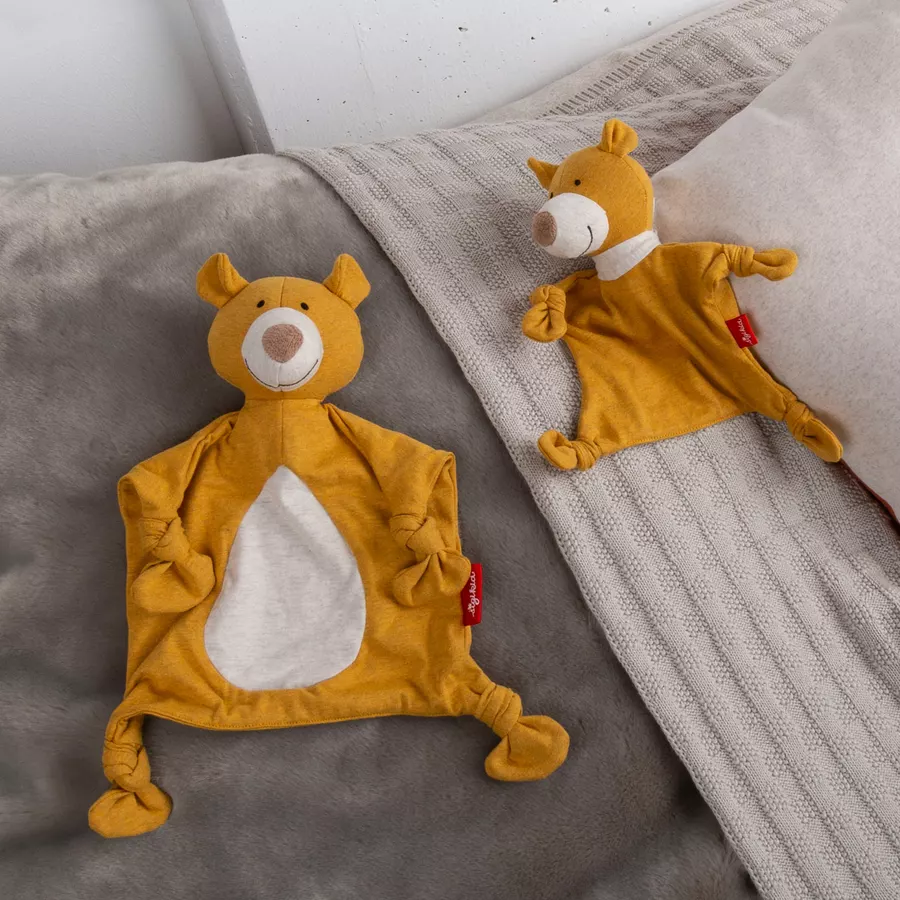 sigikid® Schnuffeltuch Bär Yellow gelb