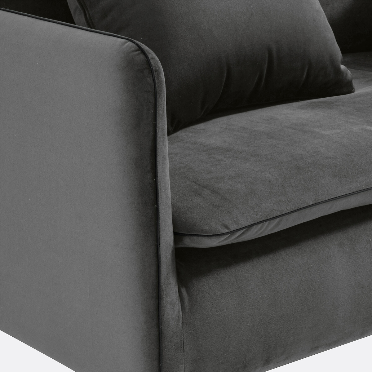 LA REDOUTE INTERIEURS<br>Poltrona XL em fluweel, Ivete