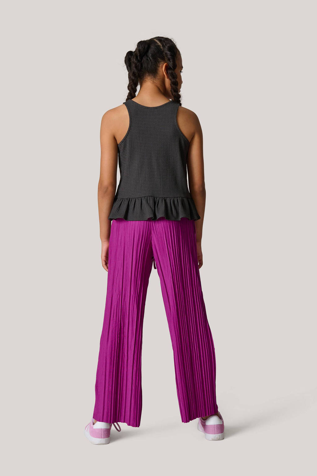 Shoeby wide leg broek paars