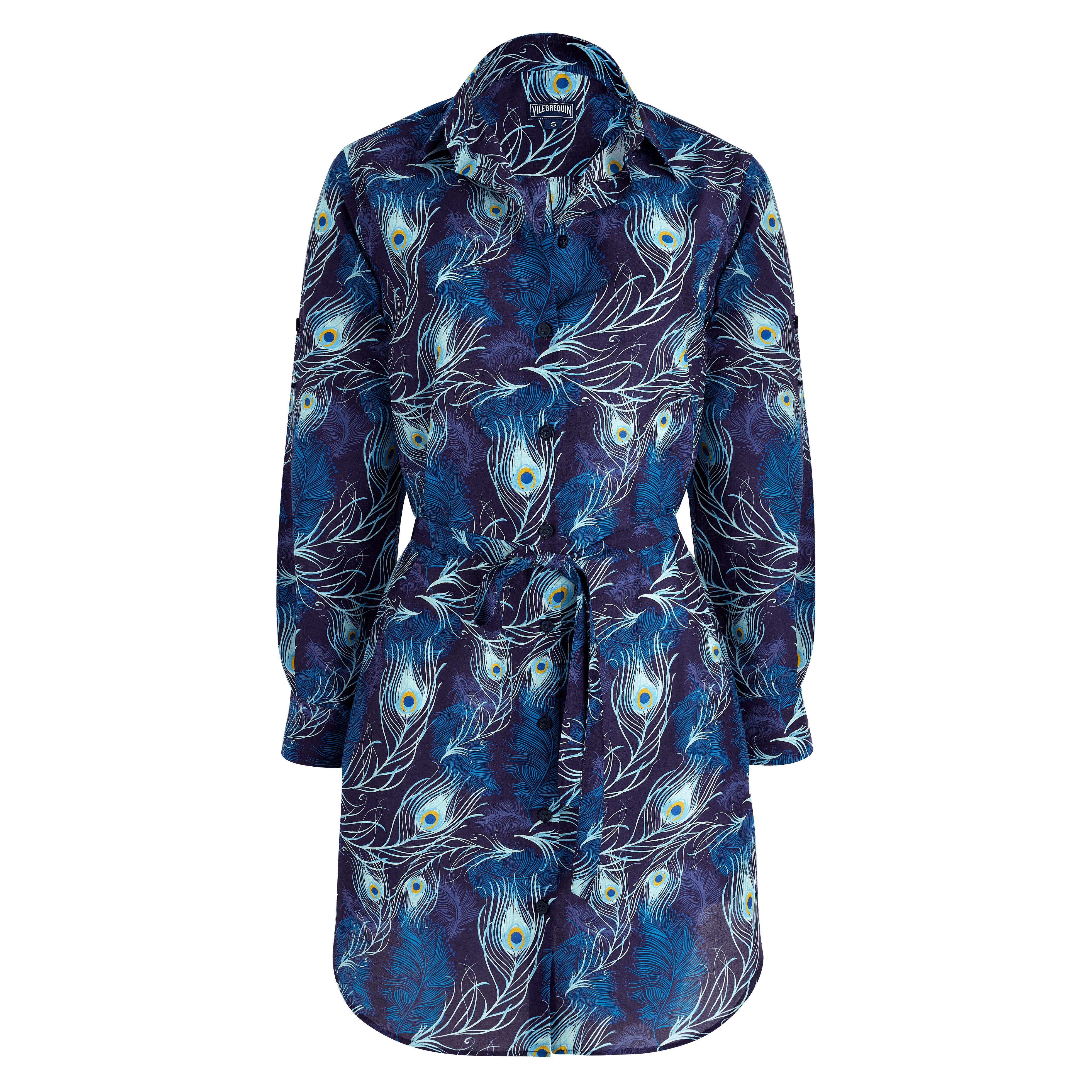 Robe chemise femme en coton et soie Eyes of the Wind