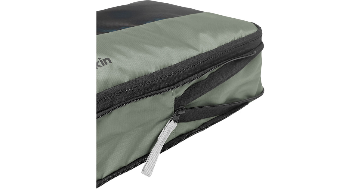Jack WolfskinCompression Cube Set tas  (Grijsgroen/transparant)