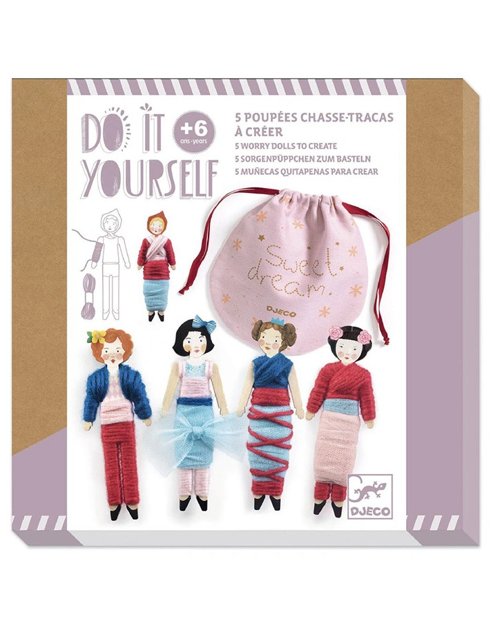 Bastelset Sorgenpüppchen DO IT YOURSELF – SWEET NIGHT in bunt