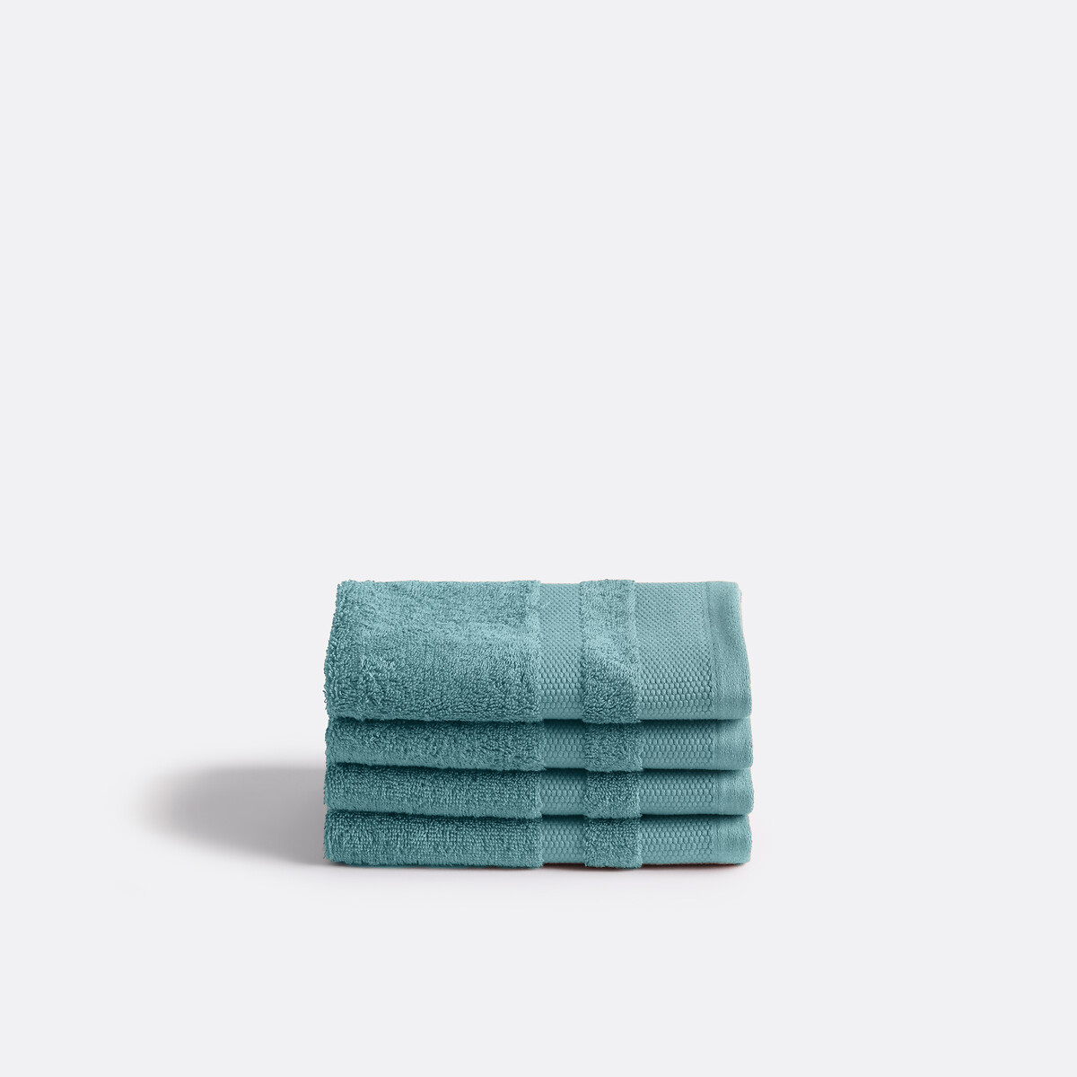 LA REDOUTE INTERIEURS<br>Conjunto de 4 toalhas de mão em algodão penteado, Kheops