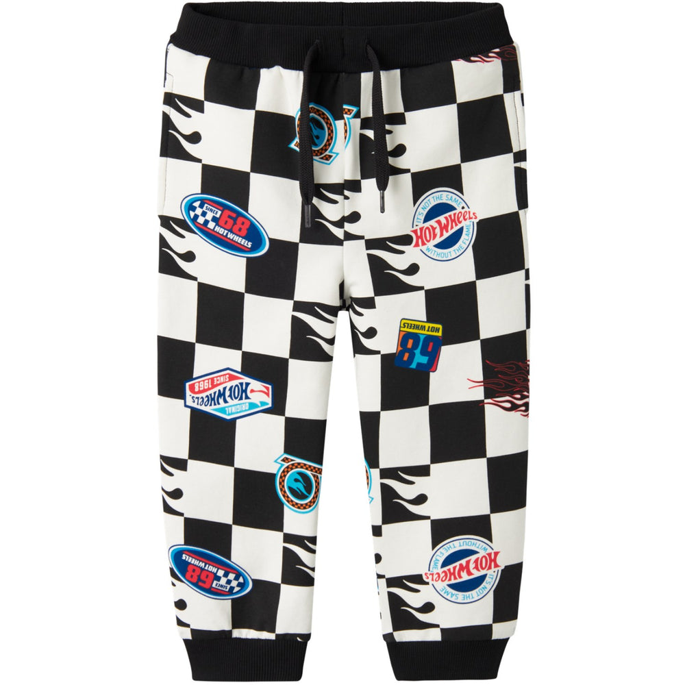 Køb Name It Black Drewy Hot Wheels Regular Sweatpants