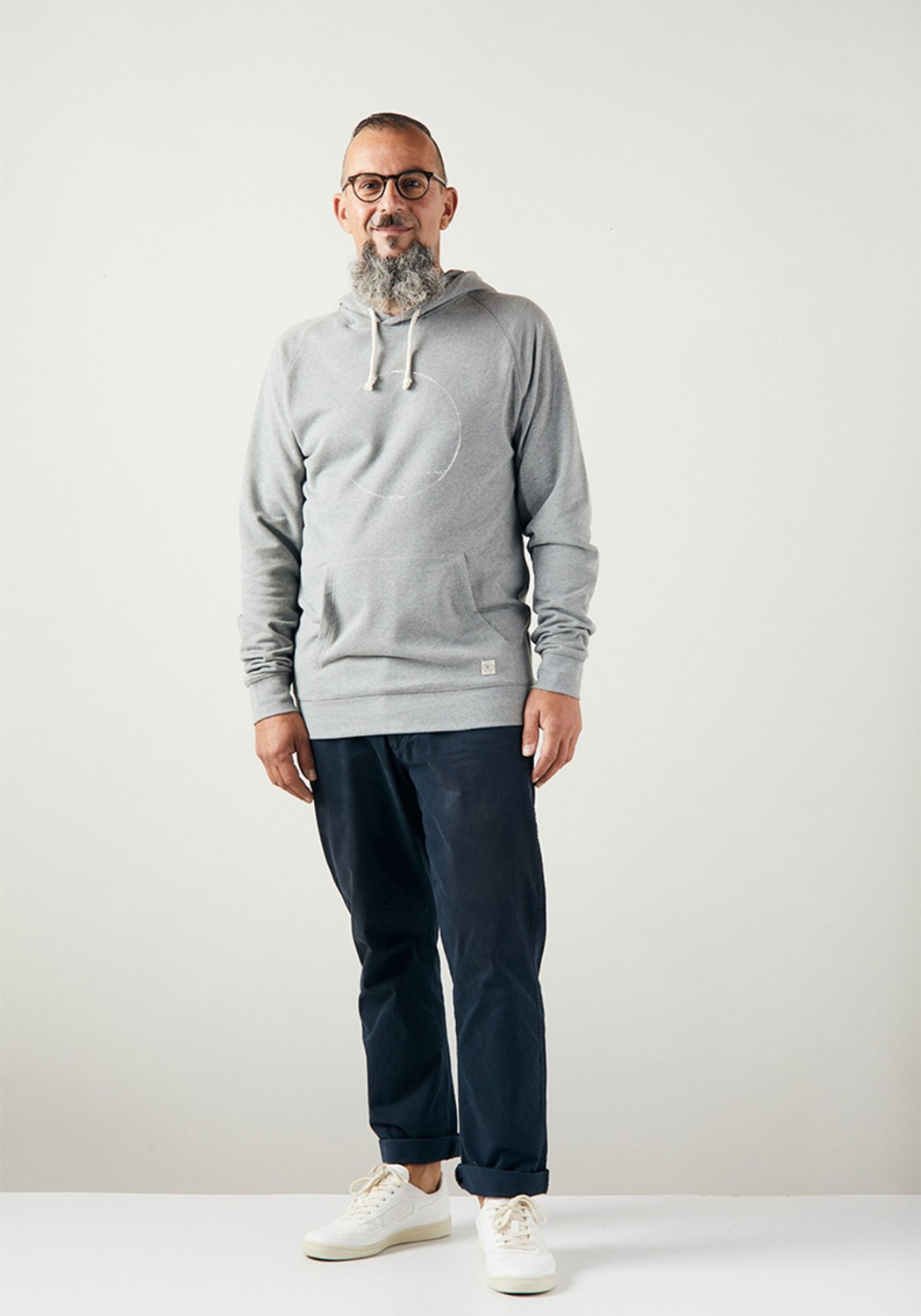 WE ARE ZRCL Herren-Hoodie We Are Stone Grey