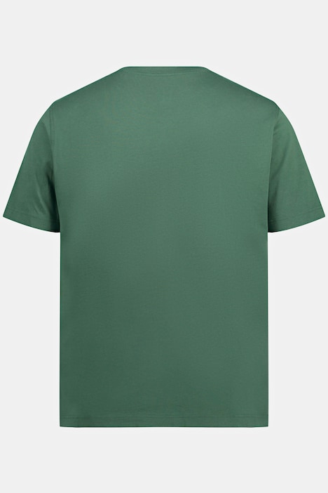 T-Shirt, Basic, Rundhals, gekämmte Baumwolle, bis 8XL