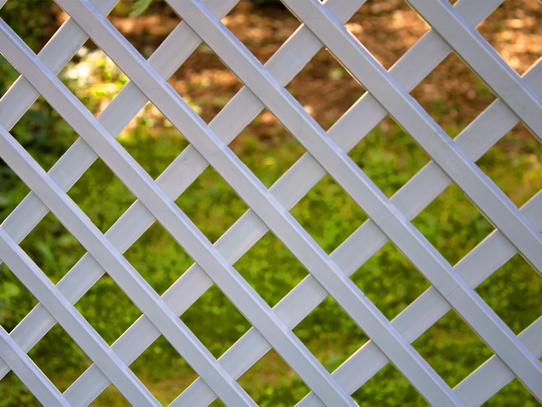 KHW bloembak met centraal trellis, L 100 cm, 110 liter, kunststof