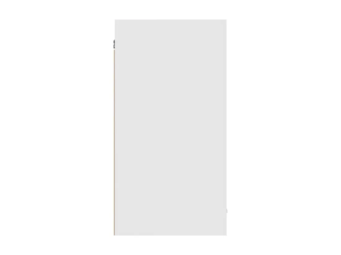 Armoire suspendue Blanc brillant 80x31x60 cm Bois d’ingénierie