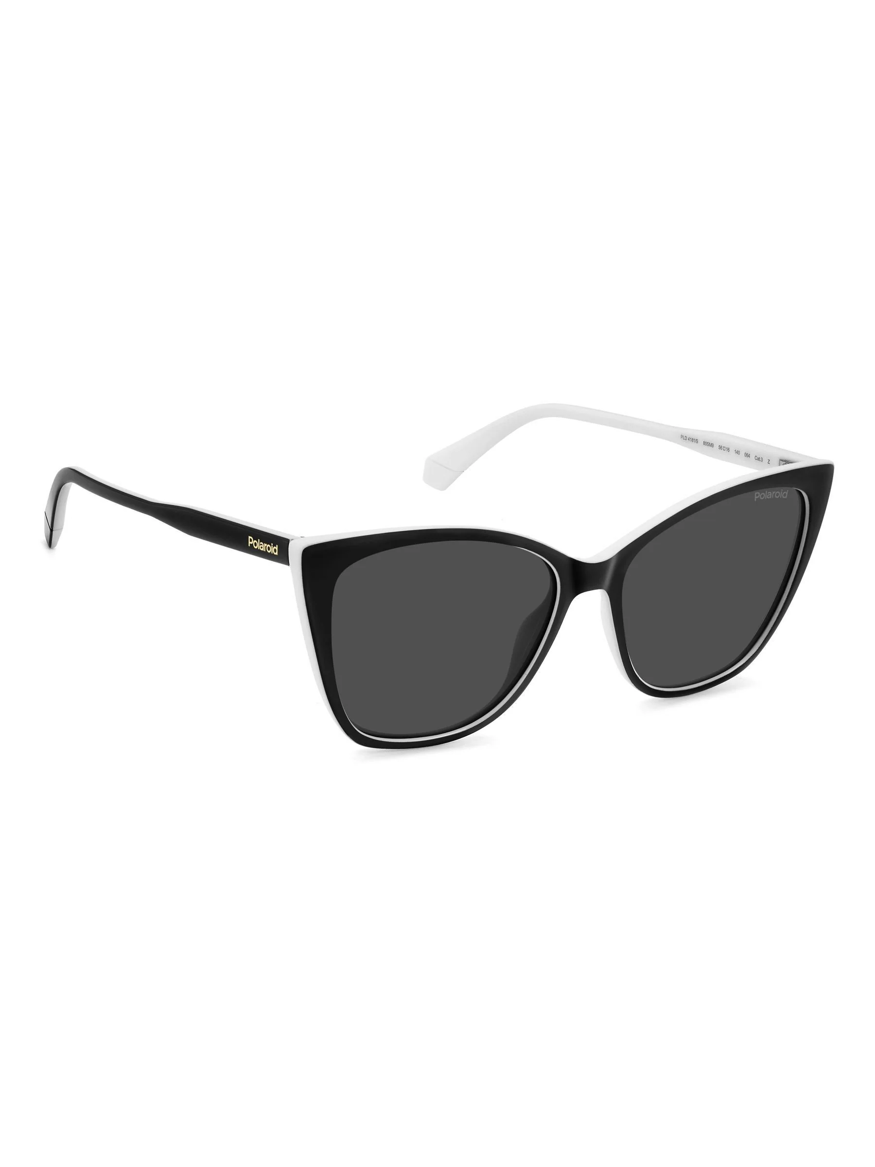 Polaroid Rectangular Black Sunglasses