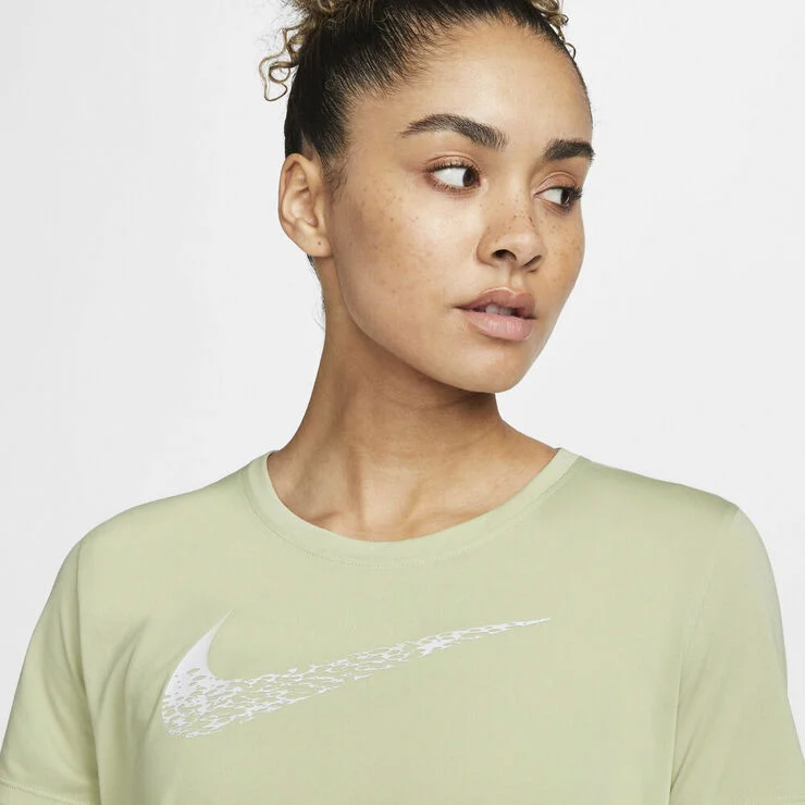 Nike Swoosh Run løbe T-shirt Grøn