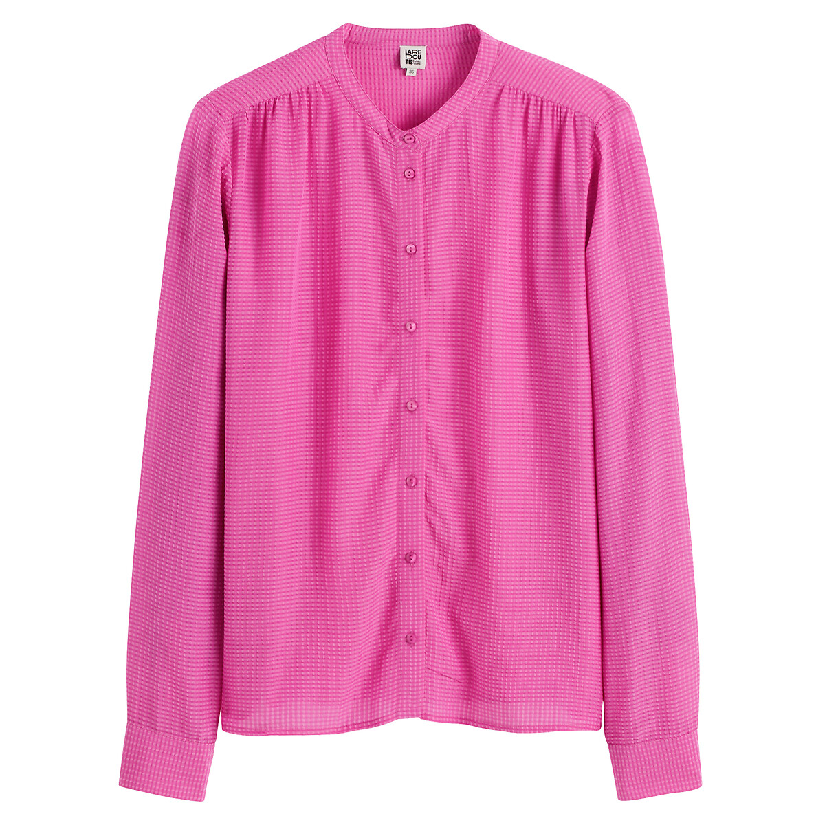 COLEÇÕES LA REDOUTE<br>Blusa de manga comprida com decote