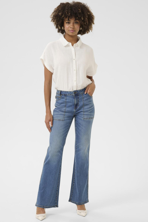 Culture blauwe dames jeans
