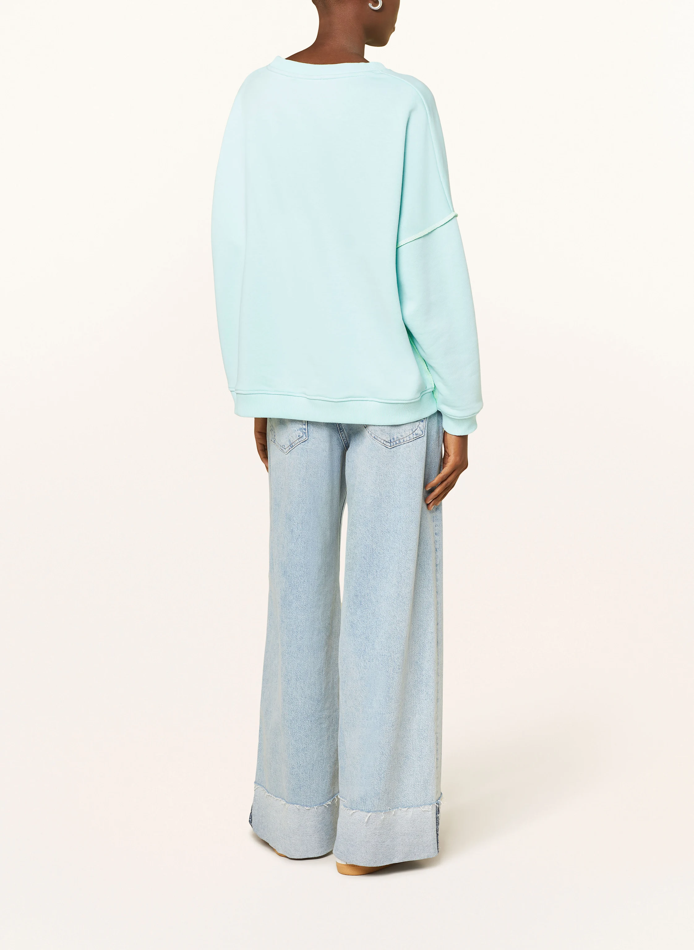 miss goodlife Sweatshirt mit Schmucksteinen