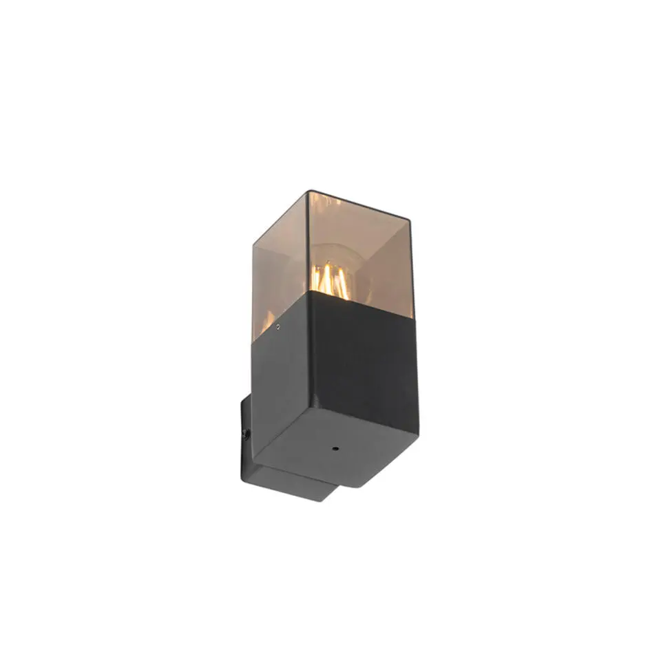 Qazqa wandlampen buiten denmark zwart e27