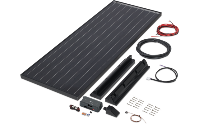 Büttner Elektronik Solar-Komplettanlage Power Blackline Solar Kit