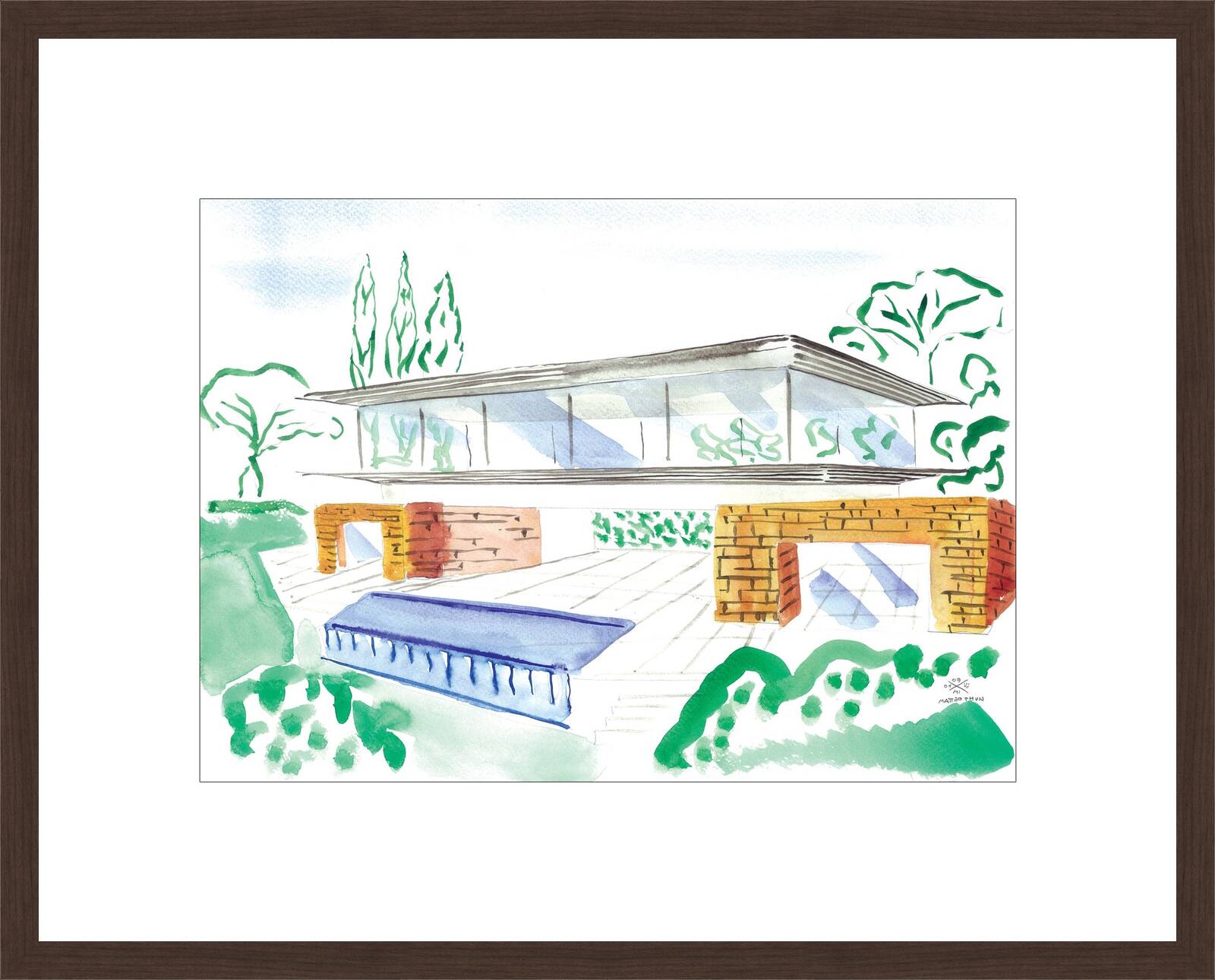 Villa Lago di Garda by Matteo Thun - Limited Edition. Edition of: 100. Signed.