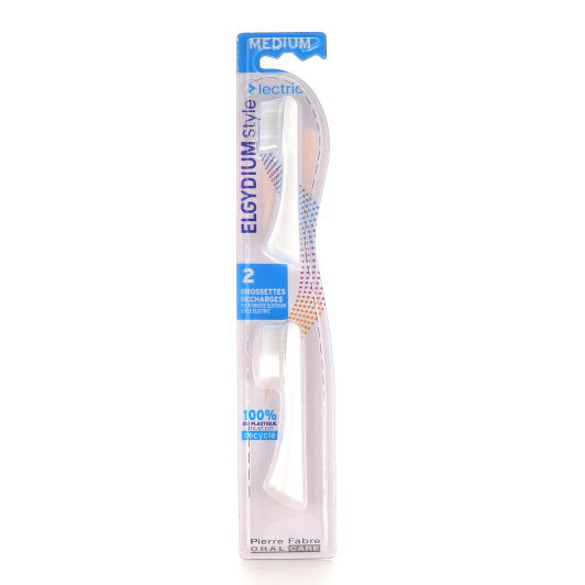 Elgydium brossettes recharge pour brosse à dents électrique