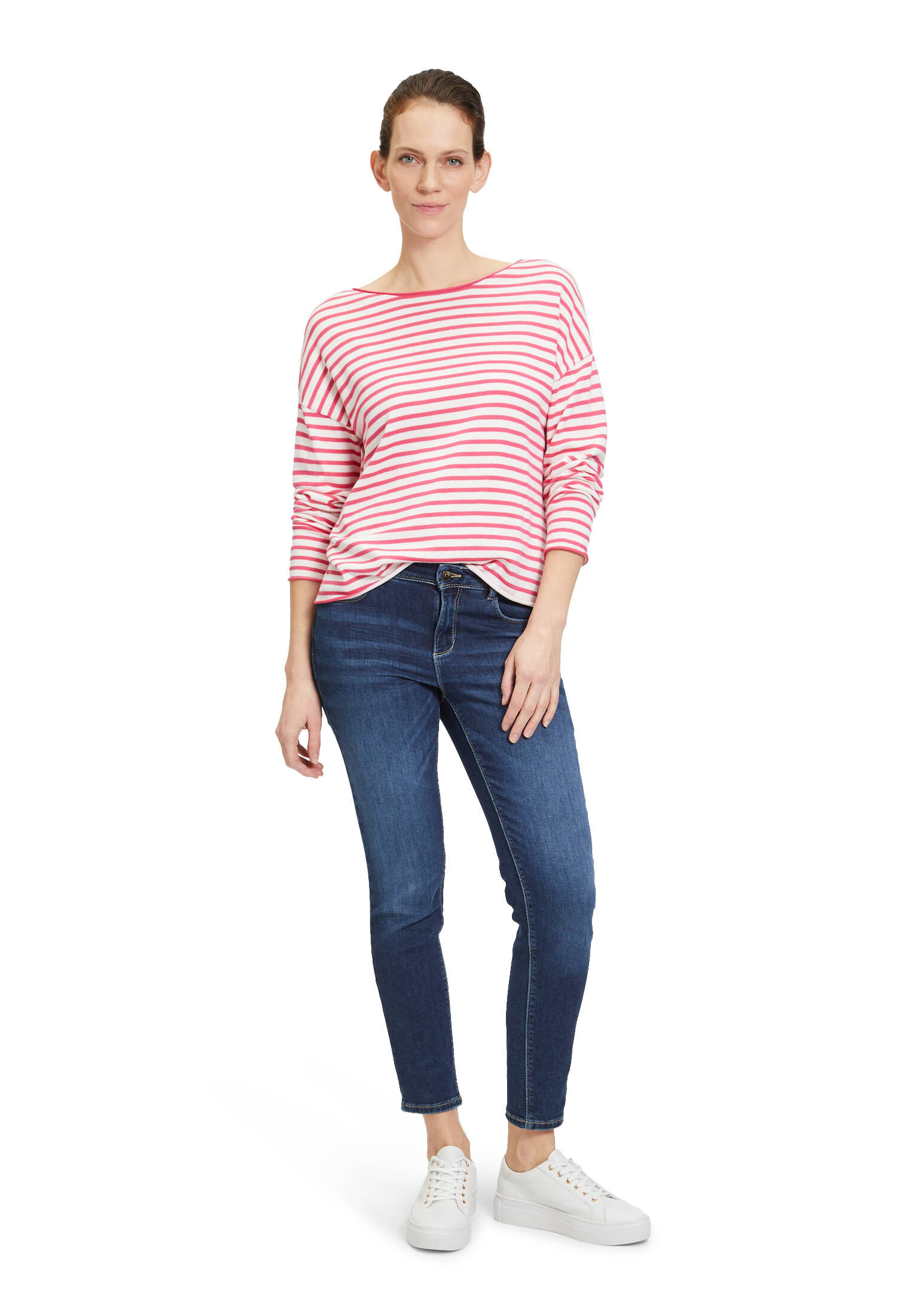 Betty & Co| Damen Strickpullover mit U-Boot-Ausschnitt