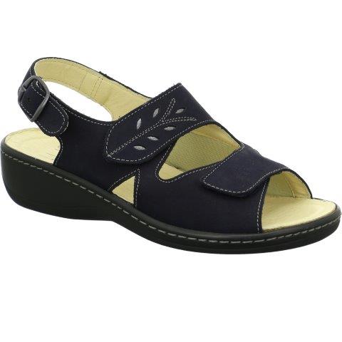 Nubuk/Metalin/Licra (3206.3/Wechselfussbett 9909) /1442 navy/anthrazit