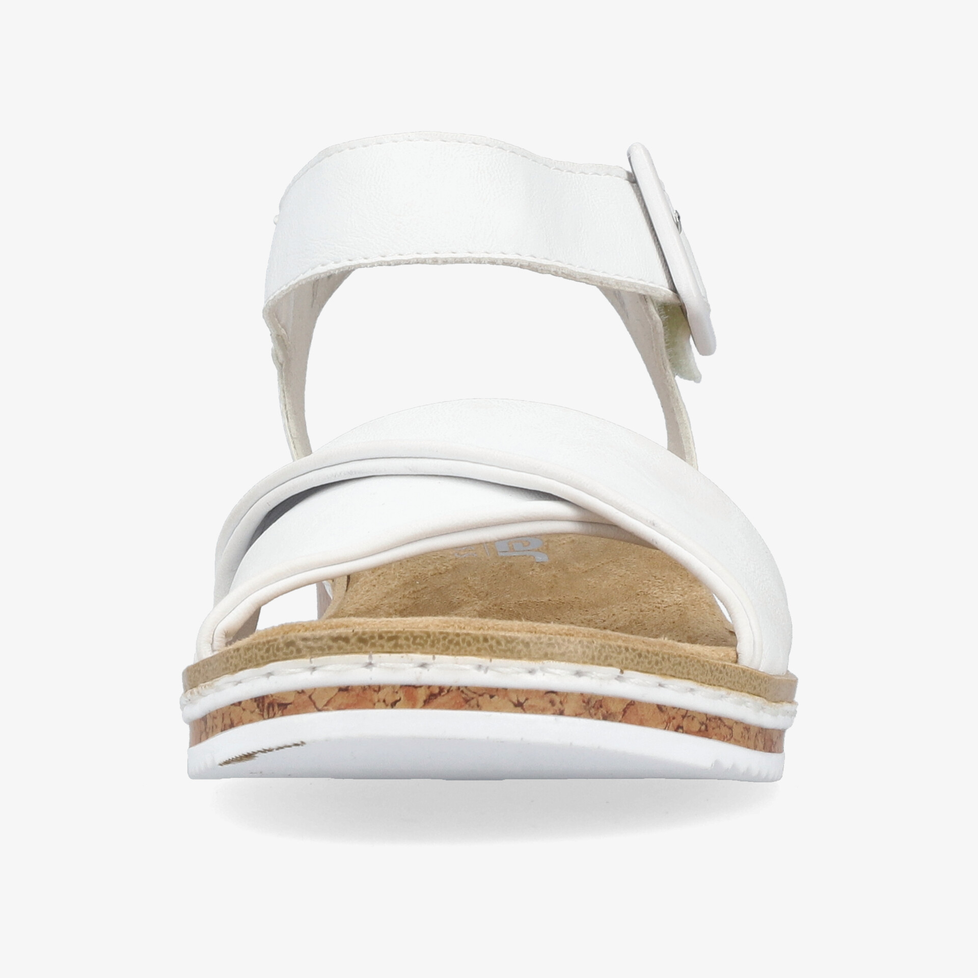 rieker Damen Keilsandalen weiß