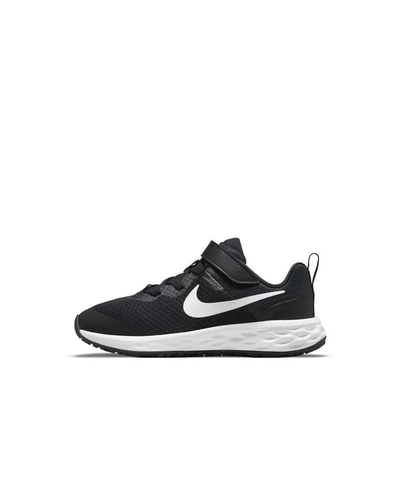 Chaussures Nike Revolution 6 Noir & Blanc pour enfant
