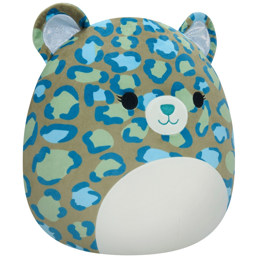 Original Squishmallows 30cm Enos der dunkelgrüne Leopard Plüschtier