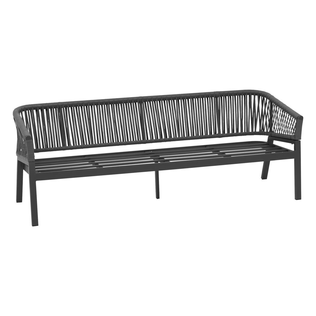 CANAPE ORIENGO ANTHRACITE GRAPHITE 3 PLACES