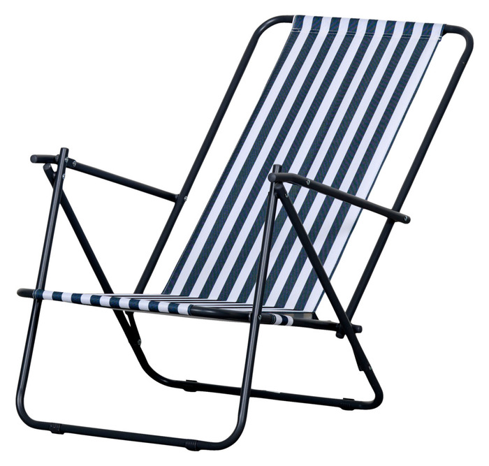 Strandstol Brasse i metal og polyester - Sunlife
