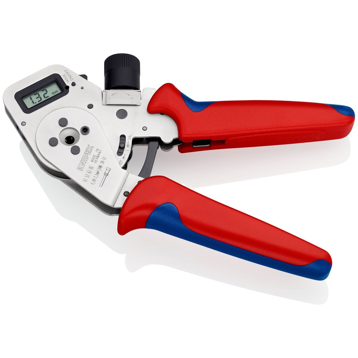 Knipex 97 52 63 DG Vierdoornkrimptang voor gedraaide contacten 195mm