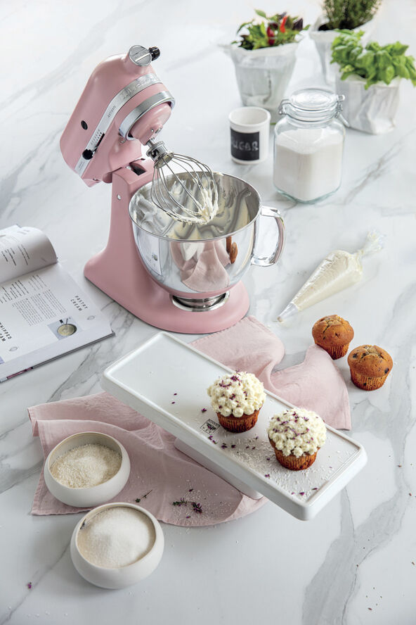 KitchenAid Artisan røremaskine 4,8 l – inkl. ekstra tilbehør Dried rose