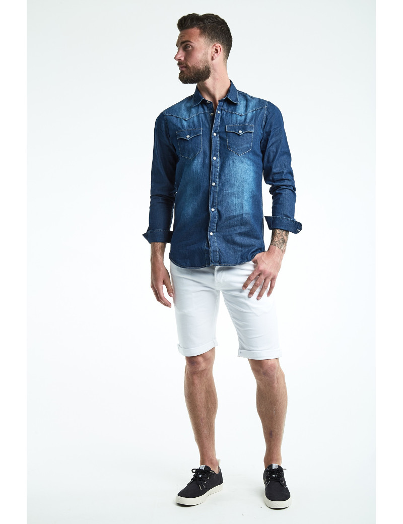 SSEINSE CHEMISE EFFET JEAN