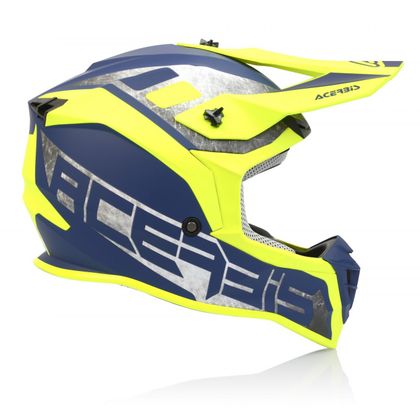 Casque cross Acerbis LINEAR YELLOW/BLUE 2023 - Jaune / Bleu