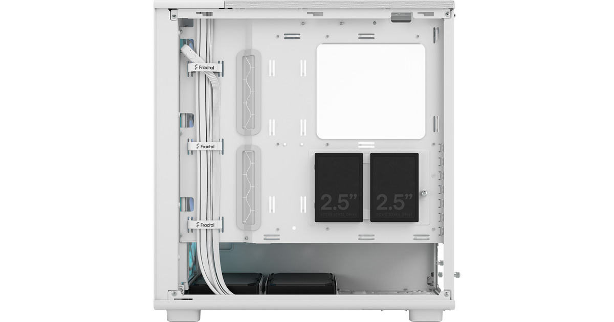Fractal DesignEpoch RGB midi tower behuizing  (Wit | 2x USB-A | 1x USB-C | RGB | Tempered Glass)