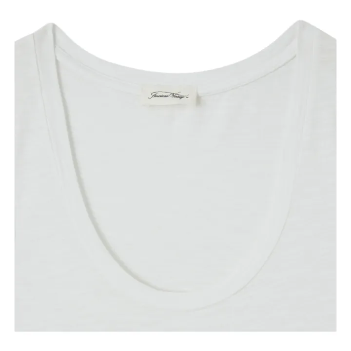 American Vintage Débardeur Col U Jacksonville | Blanc