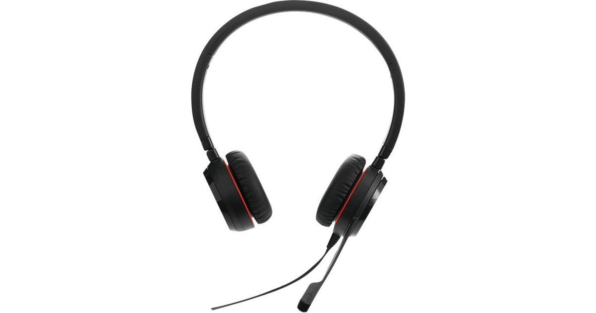 JabraEVOLVE 30 II UC Stereo on-ear headset  (Zwart)