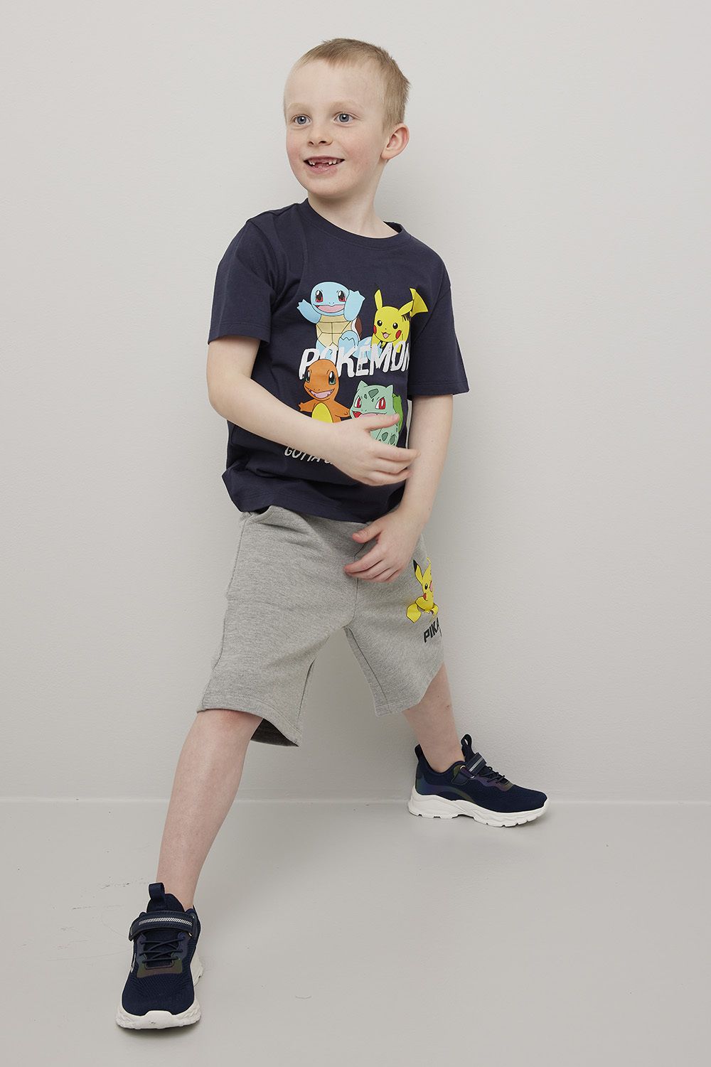 Shorts med Pikachu print