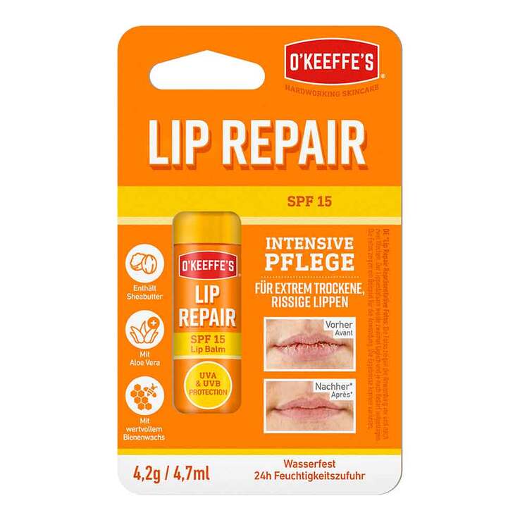 O Keeffe`s Lip Repair Lippenbalsam LSF 15, 4.2 g