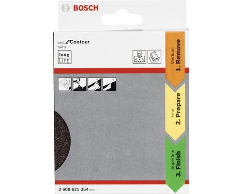 Bosch schuursponsset 98x120x13mm, 3-delig.