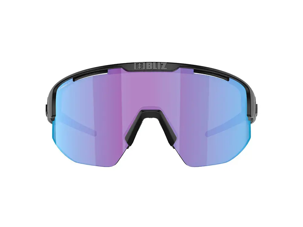 Bliz Matrix Sport Zonnebril Mat Zwart met Violet/Blue Multi Lens