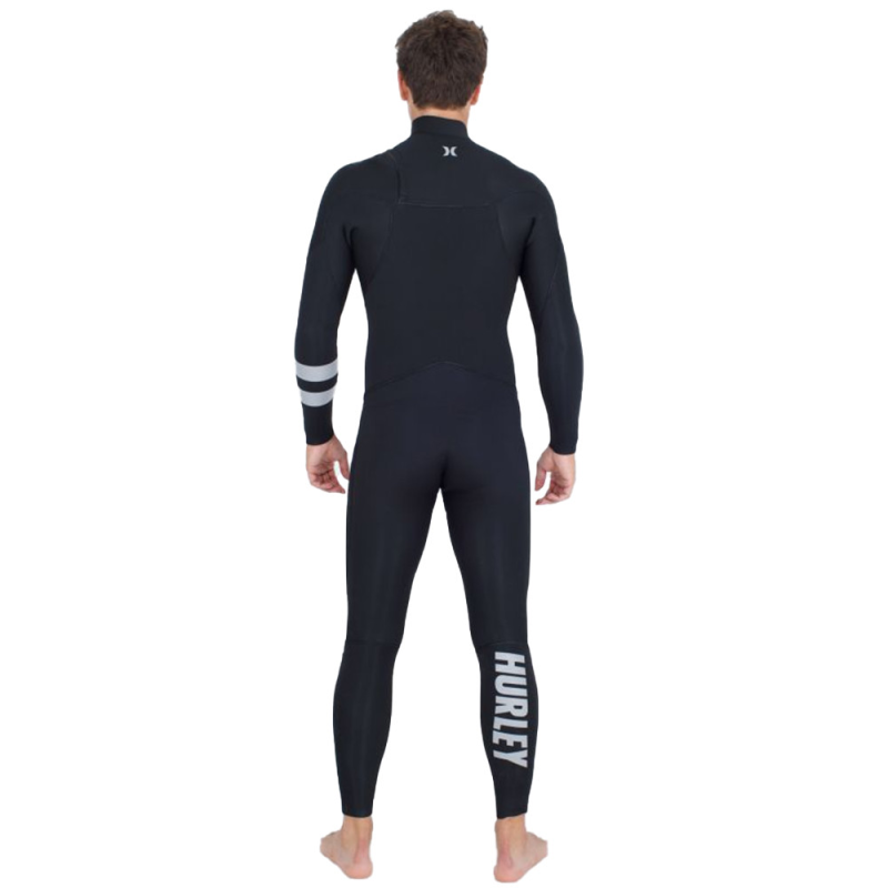 Combinaison hurley advantage 4-3 frontzip noir