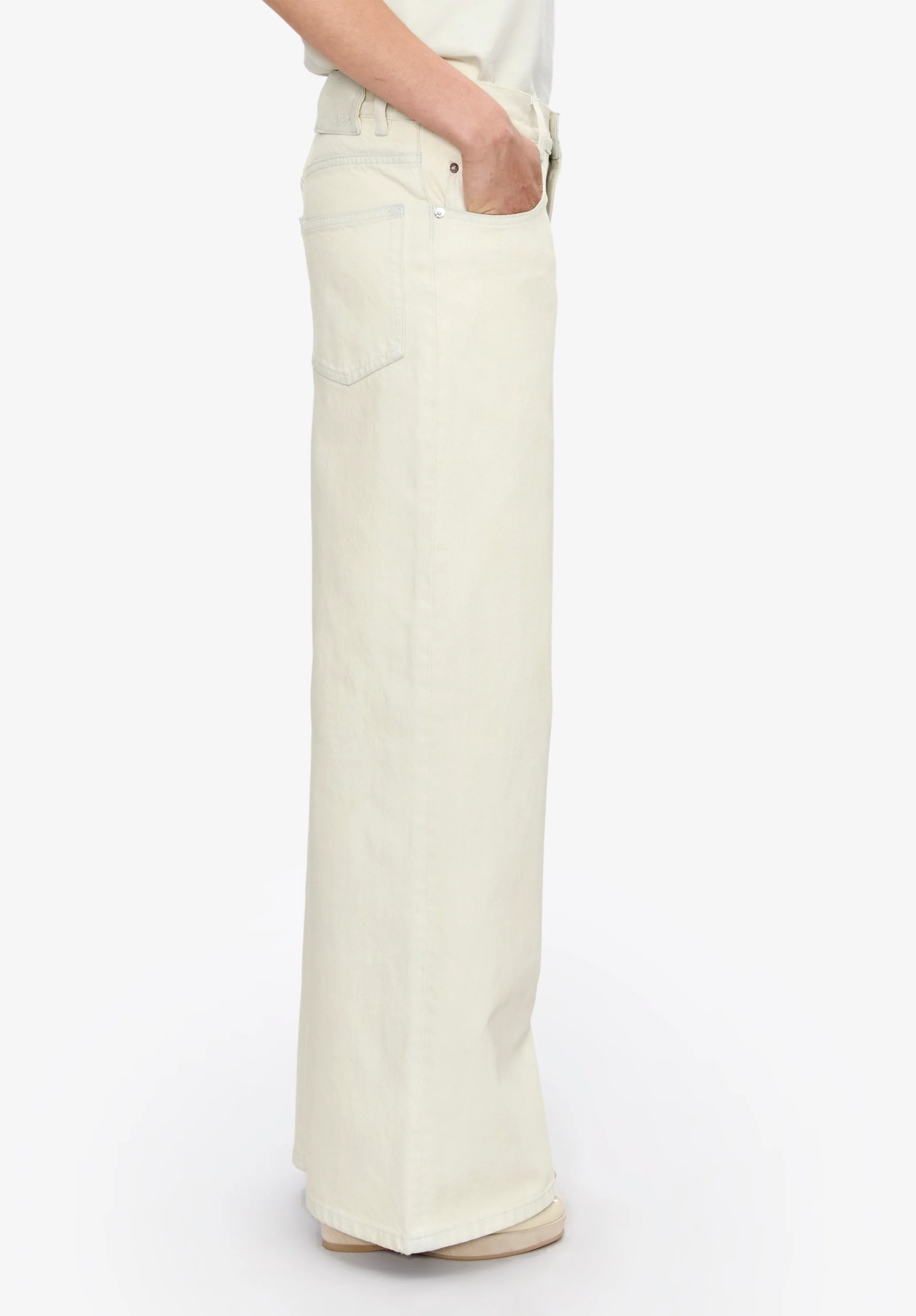 jean clyde FEMME - Bleached out