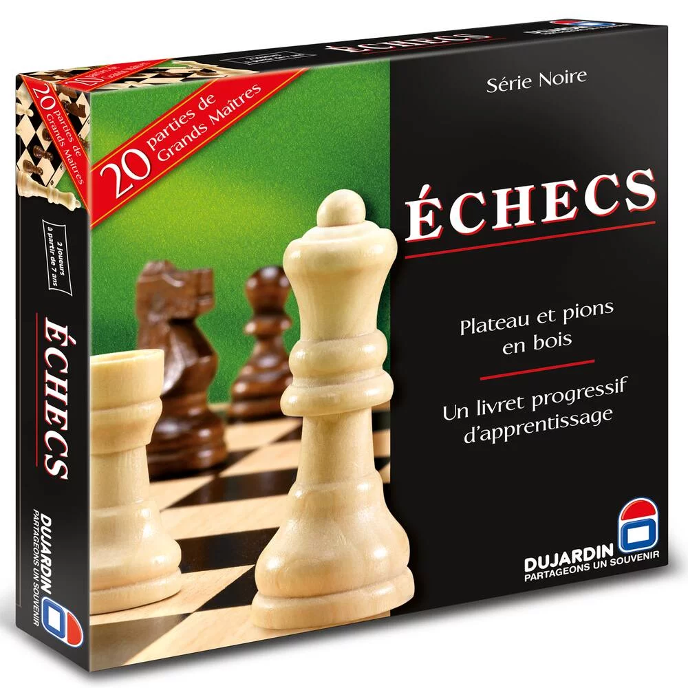 SERIE NOIRE ECHECS PLATEAU