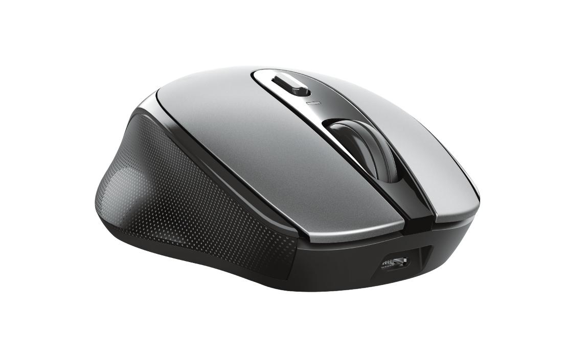 Maus Zaya Rechargeable SchwarzModerne und wiederaufladbare Funkmaus mit Gummibeschichtung
